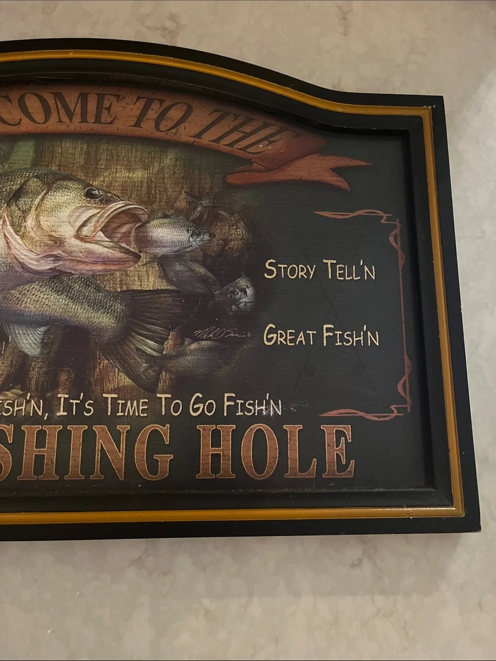 American Sportsman  Sign Company ready hang